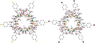The Influence of Halide Substituents on the Structural and Magnetic Properties of Fe6Dy3 Rings